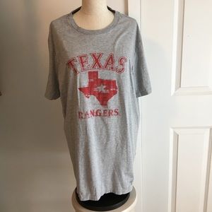 oakley texas rangers tshirt size xlarge